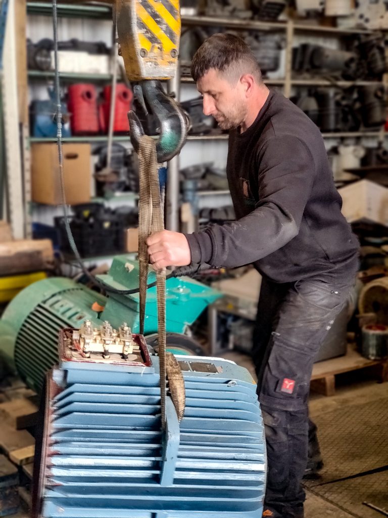 Manutention moteur